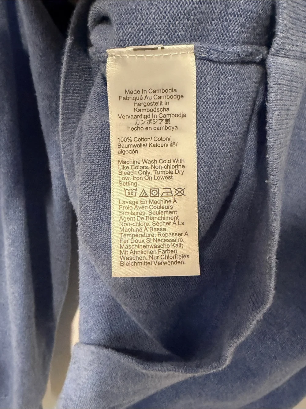 J. Crew Men’s Light Blue Crewneck Sweater